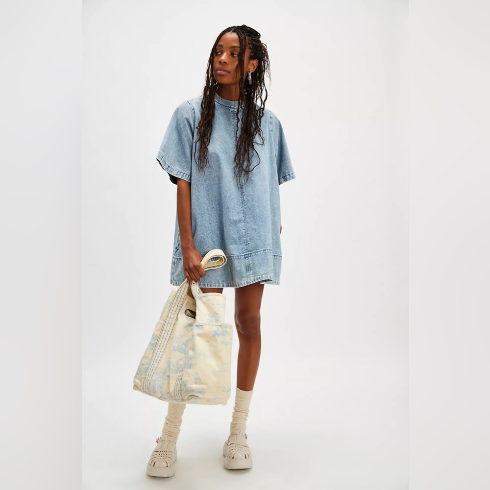 Free People Harlow Denim Mini Dress